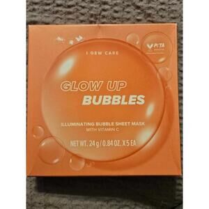 I Dew Care glow up bubbles masks, 5 in the box - BNIB